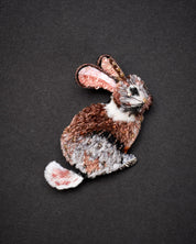 Rabbit Brooch Pin - Trovelore