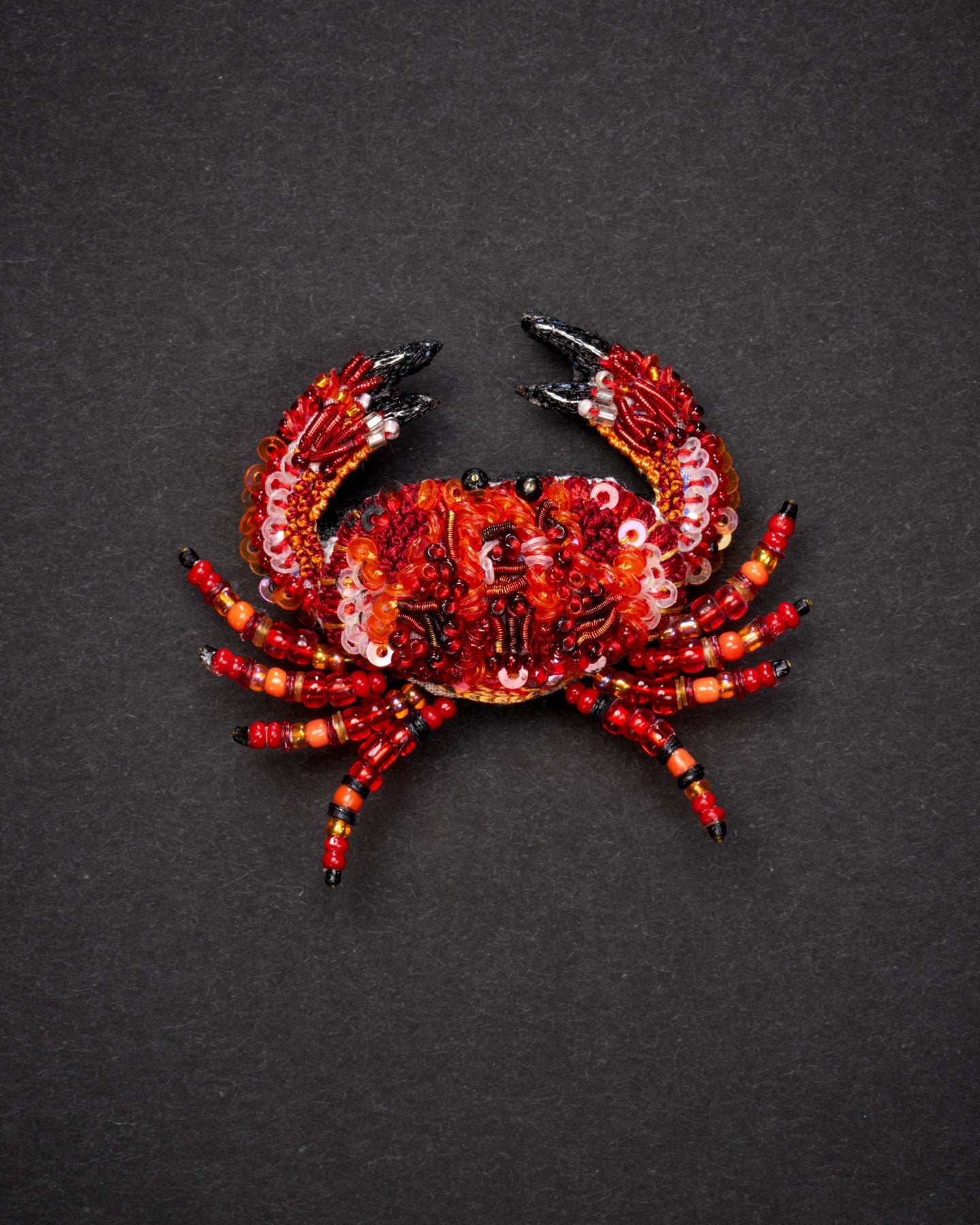 Red Rock Crab Brooch Pin - Trovelore