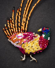 Ring Necked Pheasant Brooch Pin - Trovelore