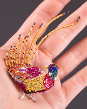 Ring Necked Pheasant Brooch Pin - Trovelore