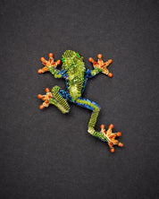 Red Eyed Tree Frog Brooch Pin - Trovelore