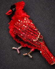 Northern Cardinal Brooch Pin - Trovelore