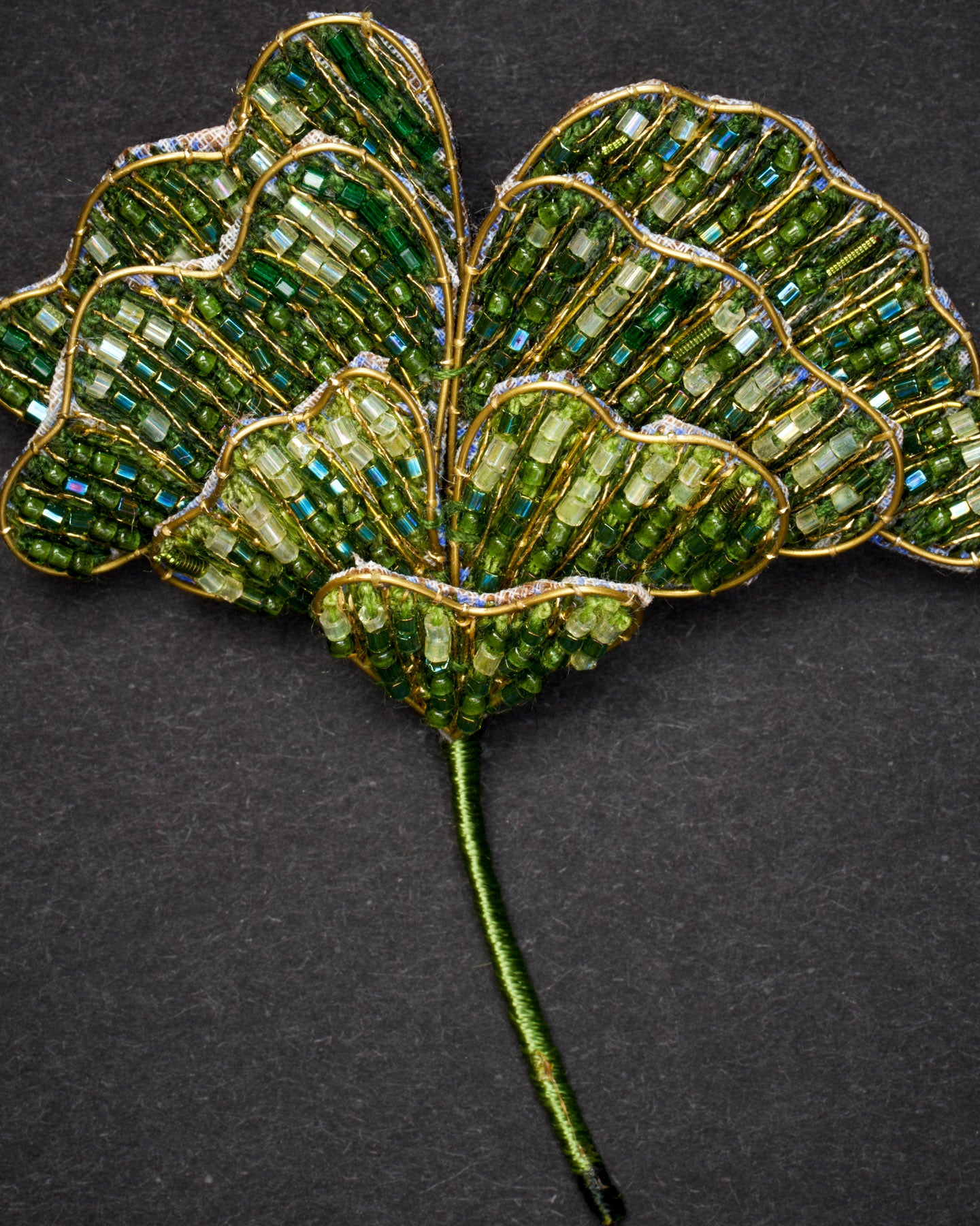 Ginkgo Leaf Brooch Pin - Trovelore
