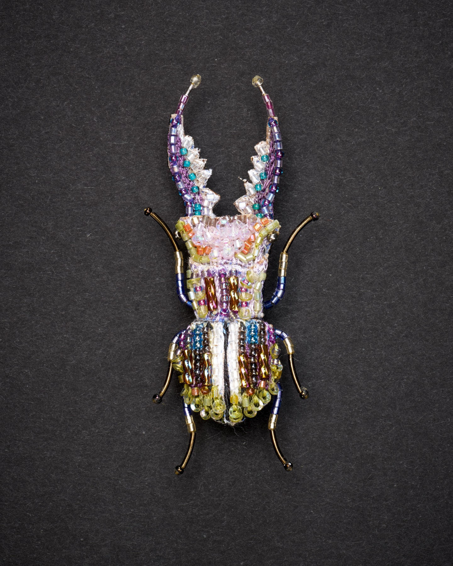 Stag Beetle Brooch Pin - Trovelore