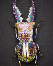 Stag Beetle Brooch Pin - Trovelore