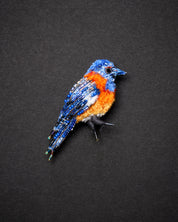 Eastern Bluebird Brooch Pin - Trovelore