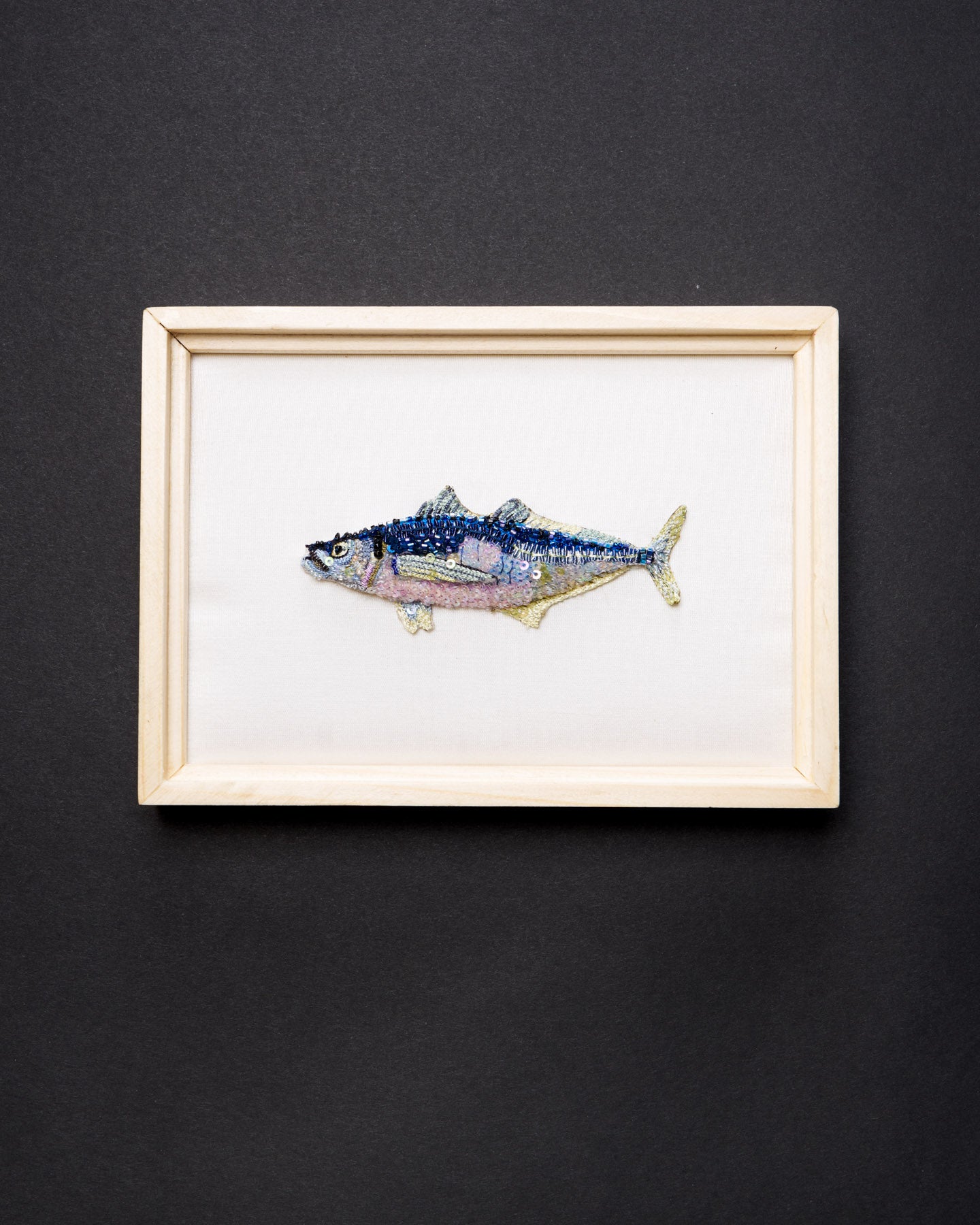 Atlantic Horse Mackerel Beaded Framed Art - Trovelore