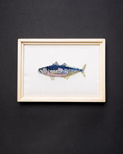 Atlantic Horse Mackerel Beaded Framed Art - Trovelore