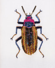 Darkling Beetle Beaded Framed Art