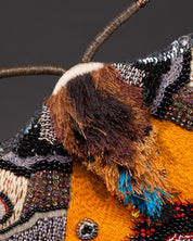 Mosaic Moth Beaded Sculpture