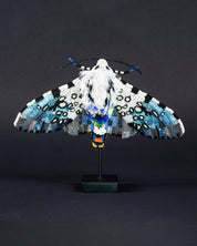 Carolina Sphinx Moth Beaded Sculpture