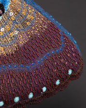 Giant Silk Moth Beaded Sculpture
