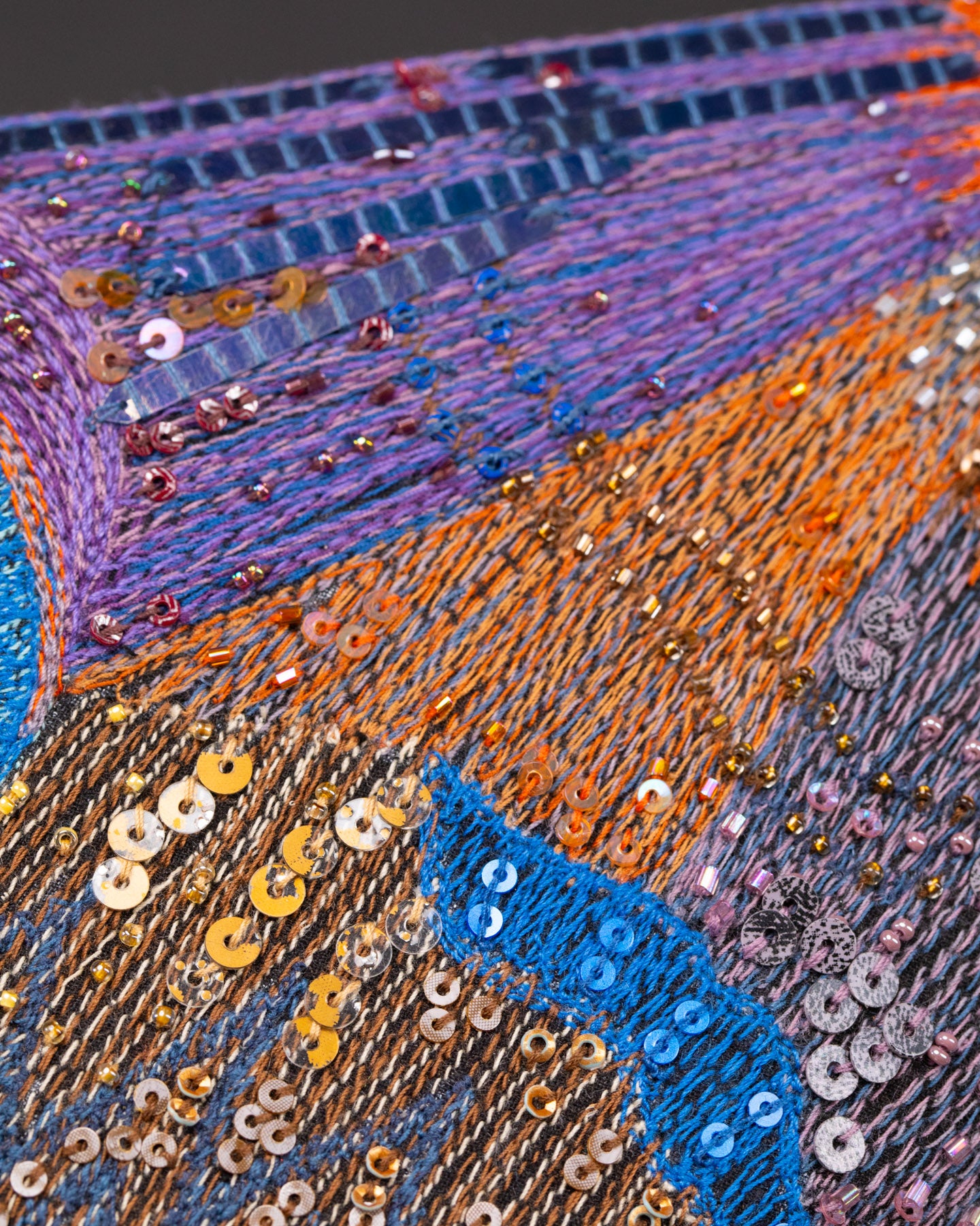 Giant Silk Moth Beaded Sculpture