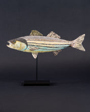 Striped Bass Beaded Sculpture