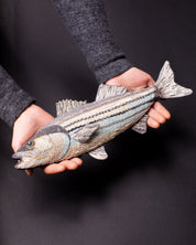 Striped Bass Beaded Sculpture