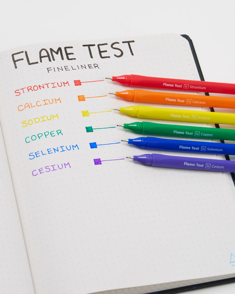 Flame Test Fineliner Pens (Pack of 6) – Cognitive Surplus