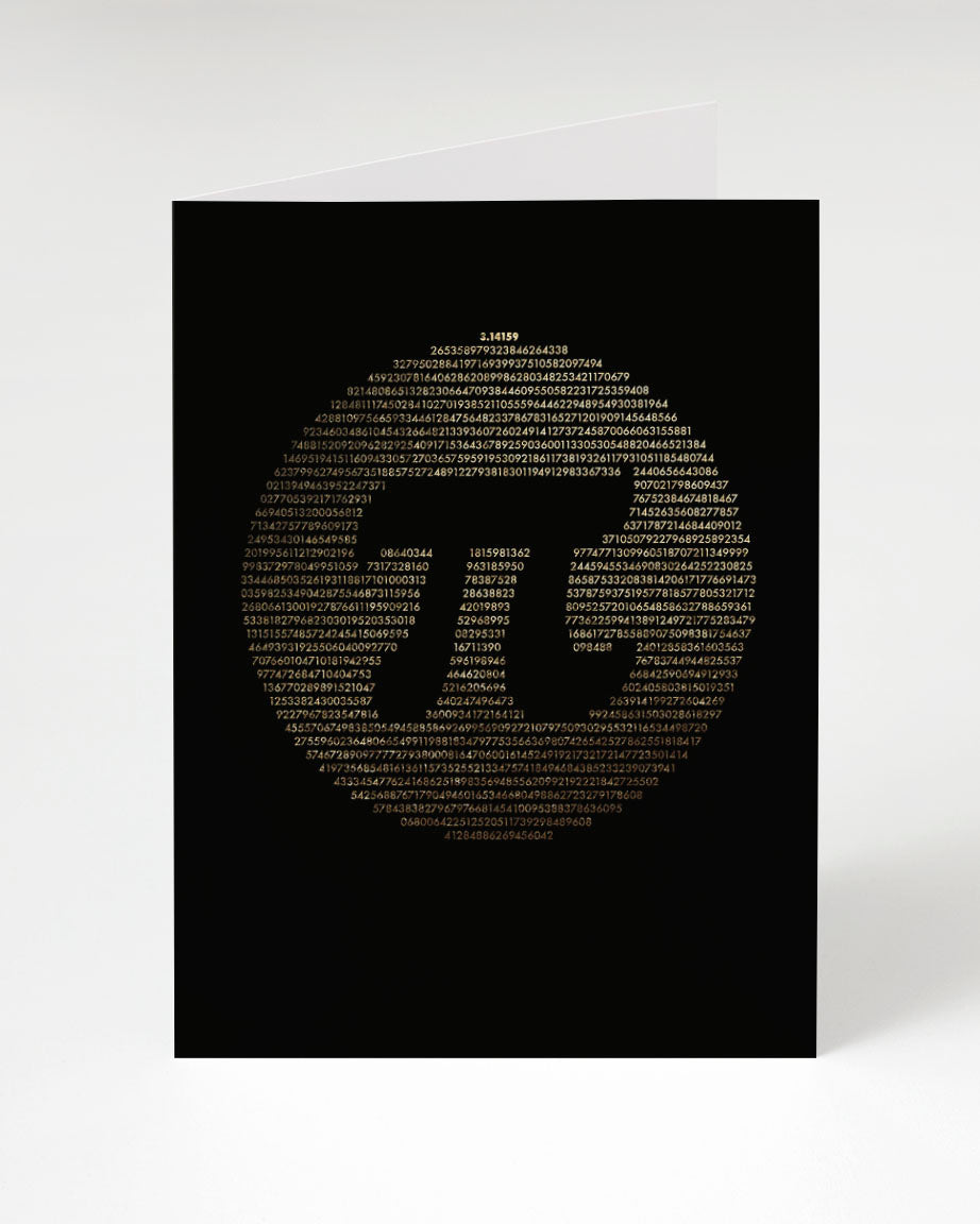 Pi Symbol Card - Math Stationery | Cognitive Surplus