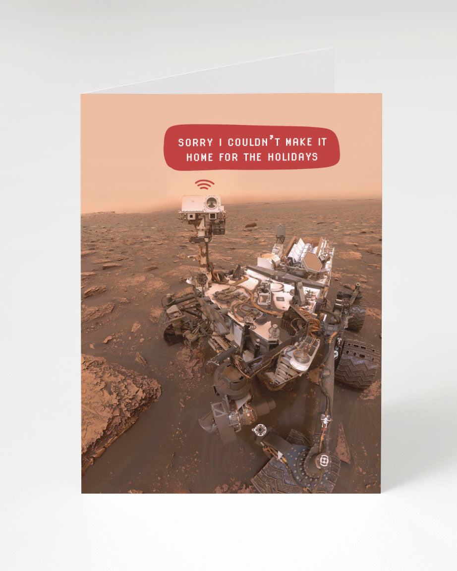 Mars Rover Home for the Holidays - Science Holiday Card | Cognitive Surplus