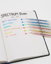 Spectrum of Stars Glitter Gel Pens (Pack of 6)