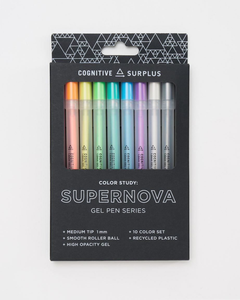 Supernova Gel Pens (Pack of 10)