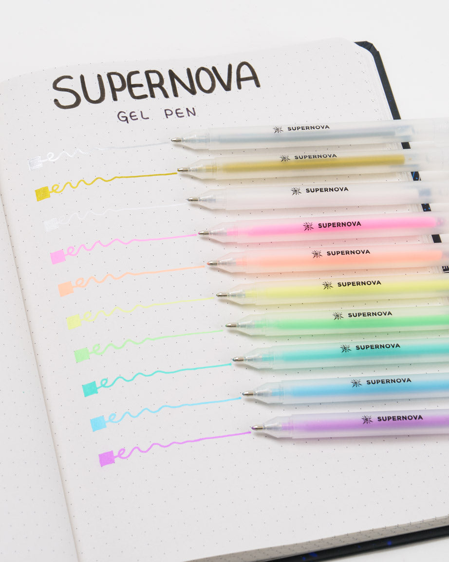 Supernova Gel Pens (Pack of 10)