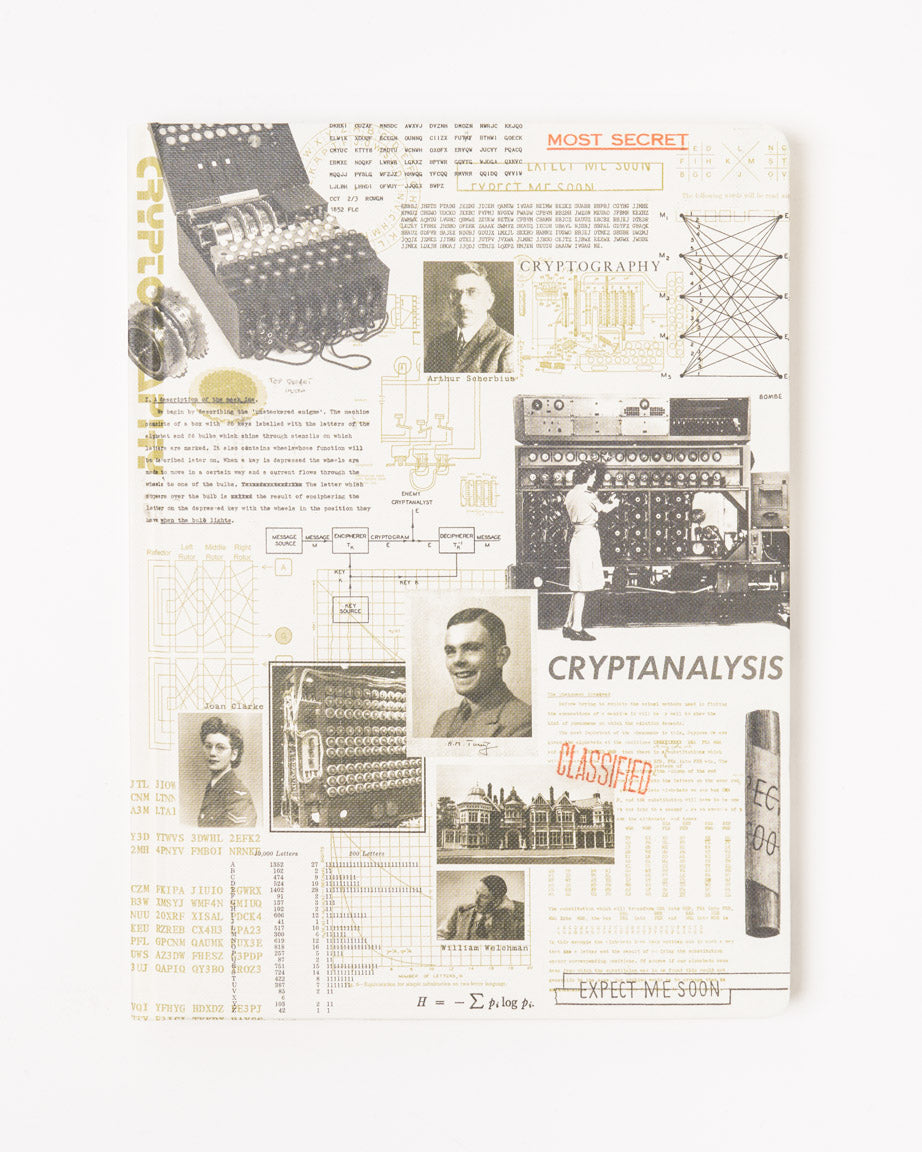 Cryptology Hardcover Notebook - Dot Grid