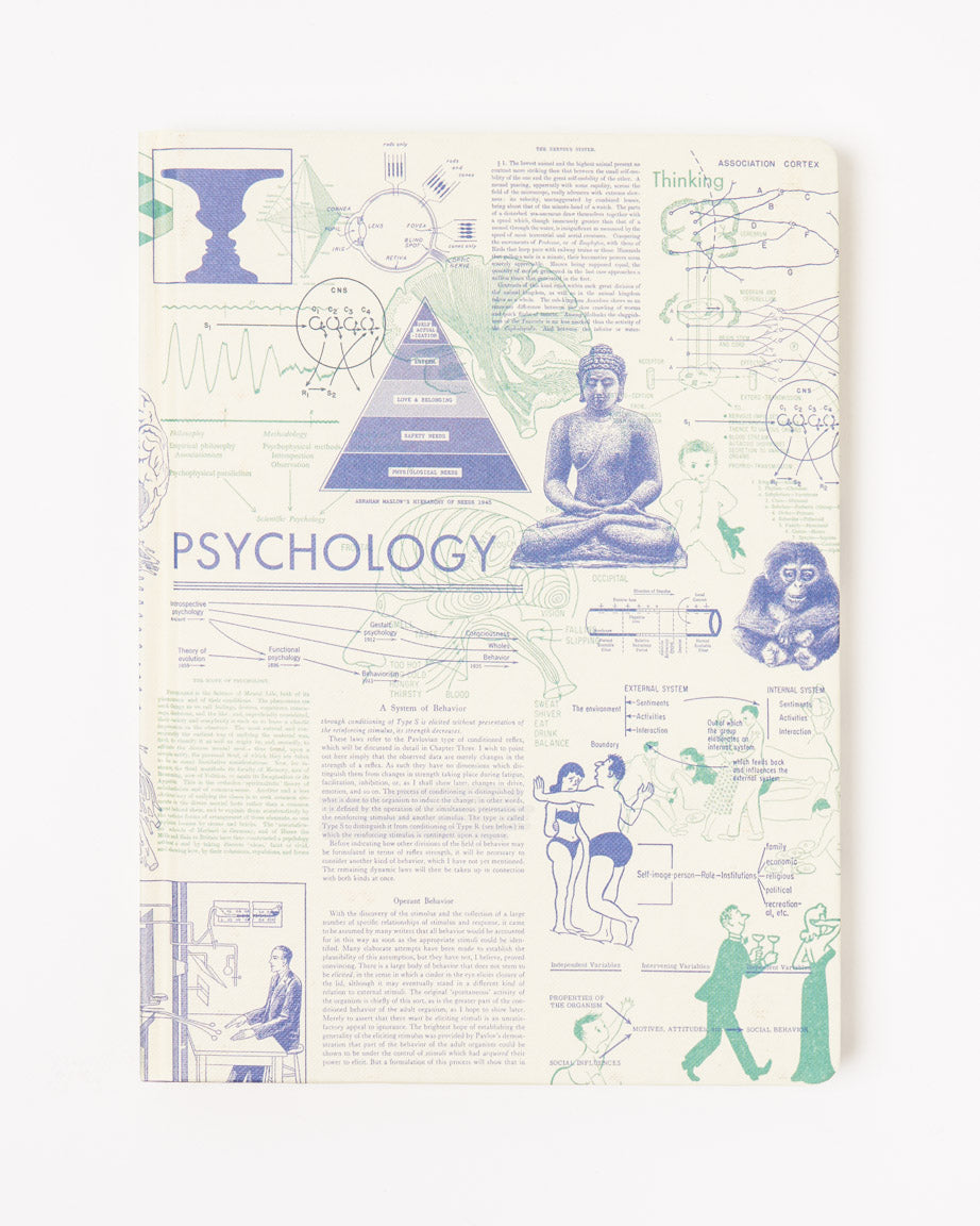 Psychology Hardcover Notebook - Lined / Grid