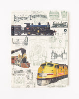 Train Science Hardcover Notebook - Lined / Grid