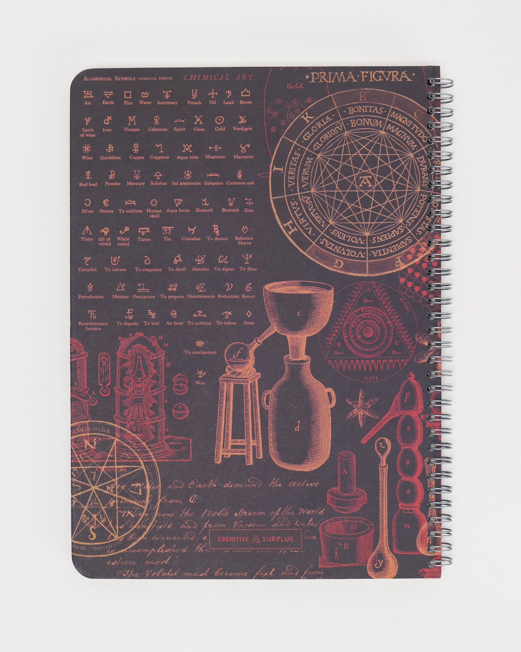 SECONDS: Alchemy Spiral Notebook A4 (8.3" x 11.7")