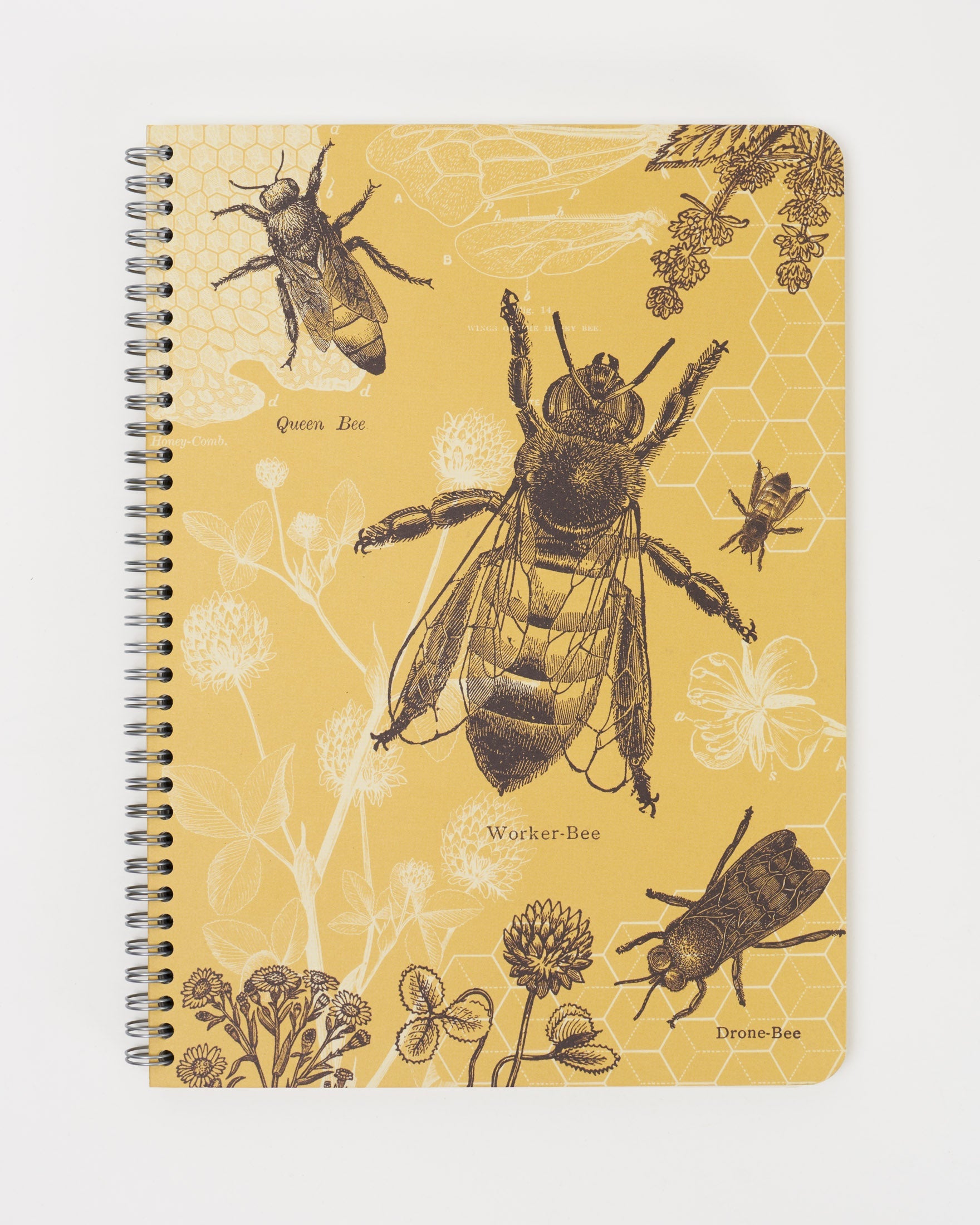 SECONDS: Honey Bee Spiral Notebook A4 (8.3" x 11.7")