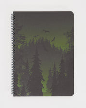 SECONDS: Twilight Forest Spiral Notebook A4 (8.3" x 11.7")
