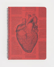 SECONDS: Anatomical Heart Spiral Notebook A4 (8.3" x 11.7")