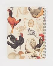SECONDS: Backyard Birds: Chickens Spiral Notebook A4 (8.3" x 11.7")