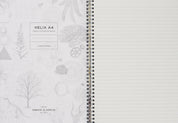 SECONDS: Bioluminescent Mushrooms Spiral Notebook A4 (8.3" x 11.7")