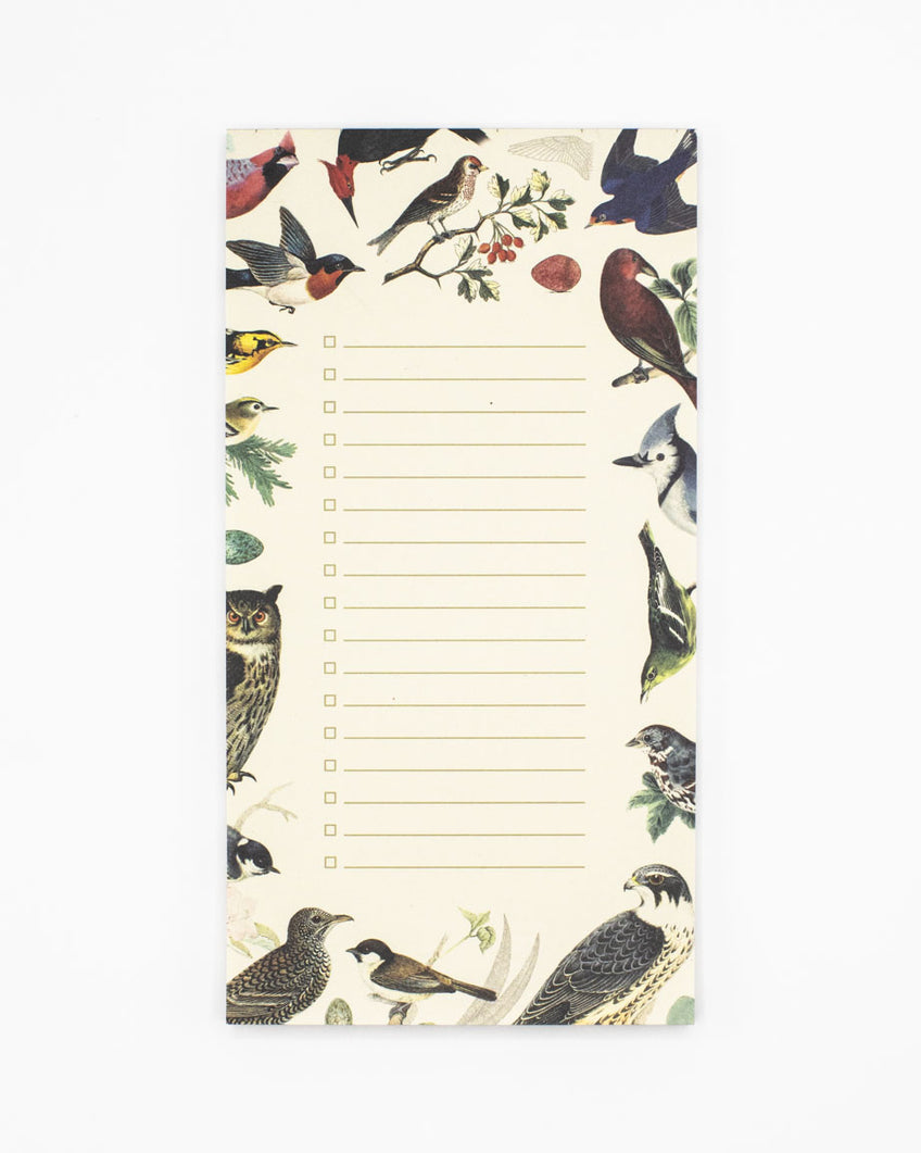 Bird Notepads - Ornithology Market Pad | Cognitive Surplus