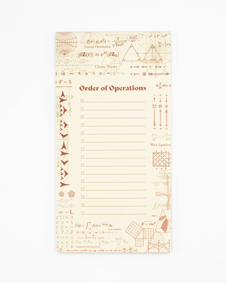 Equations That Changed the World Notepads - Math Pad | Cognitive Surplus