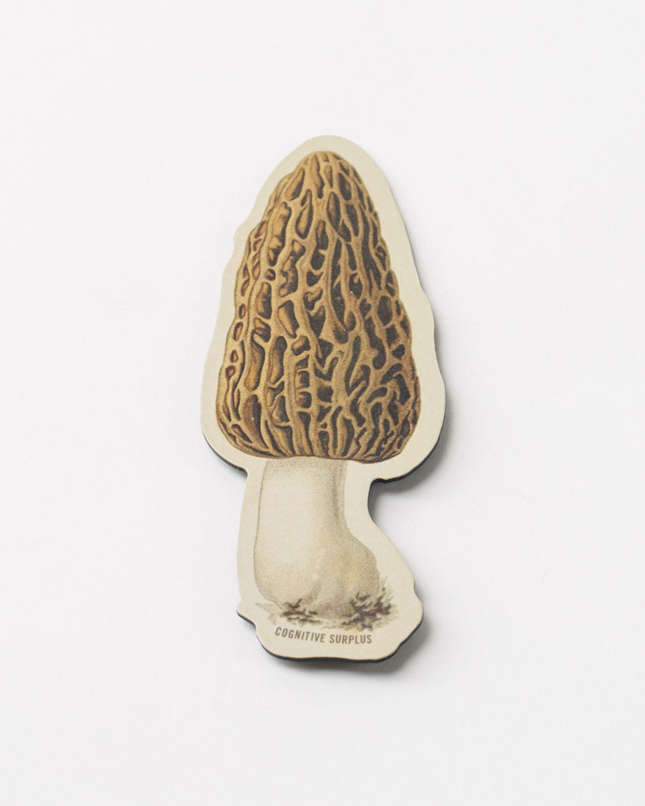 Cognitive Surplus Morel Mushroom Magnet