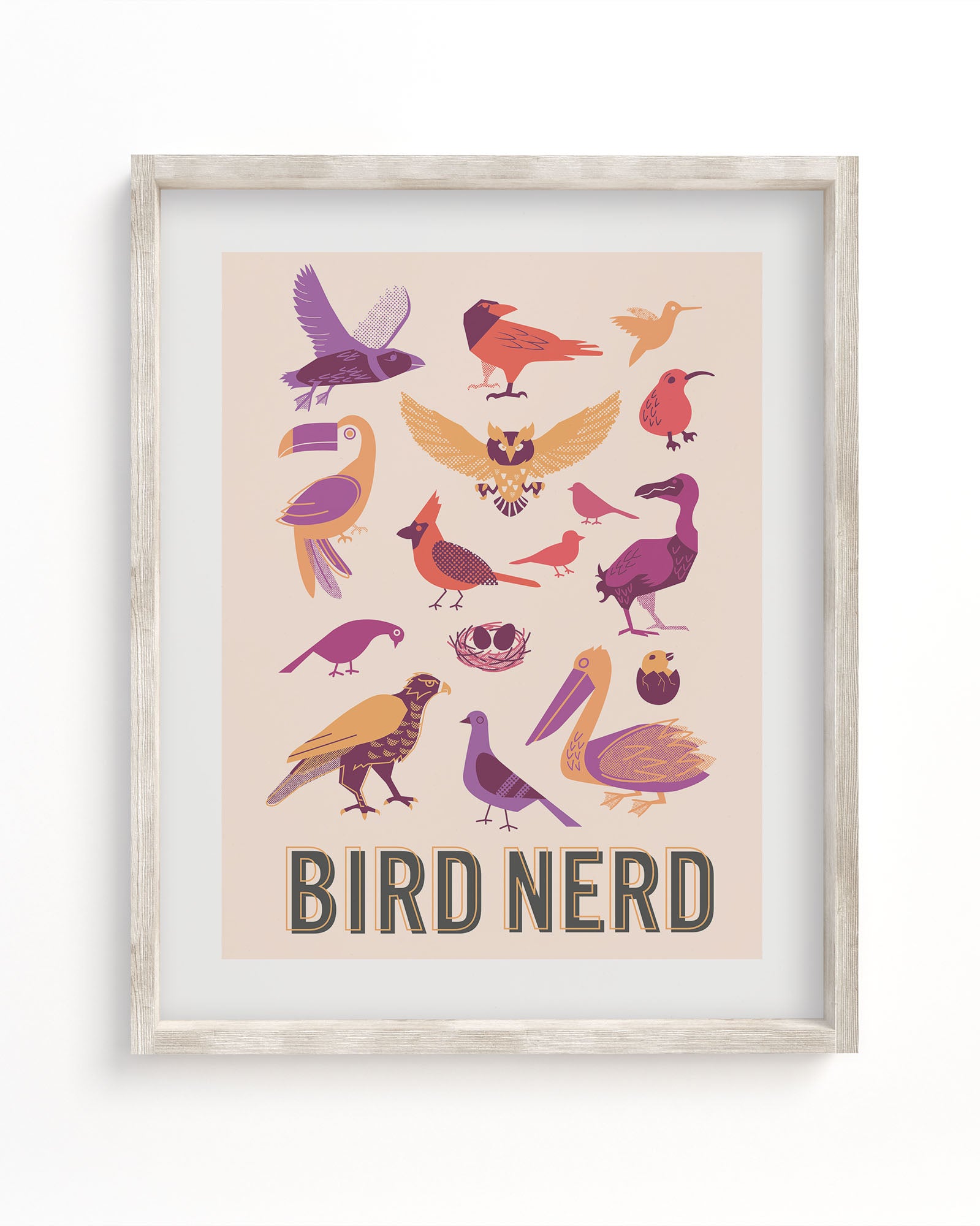 Bird Nerd Museum Print