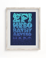 Beneath the Waves Museum Print