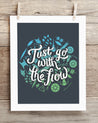 Just Plankton Go With the Flow Museum Print art print from Cognitive Surplus.