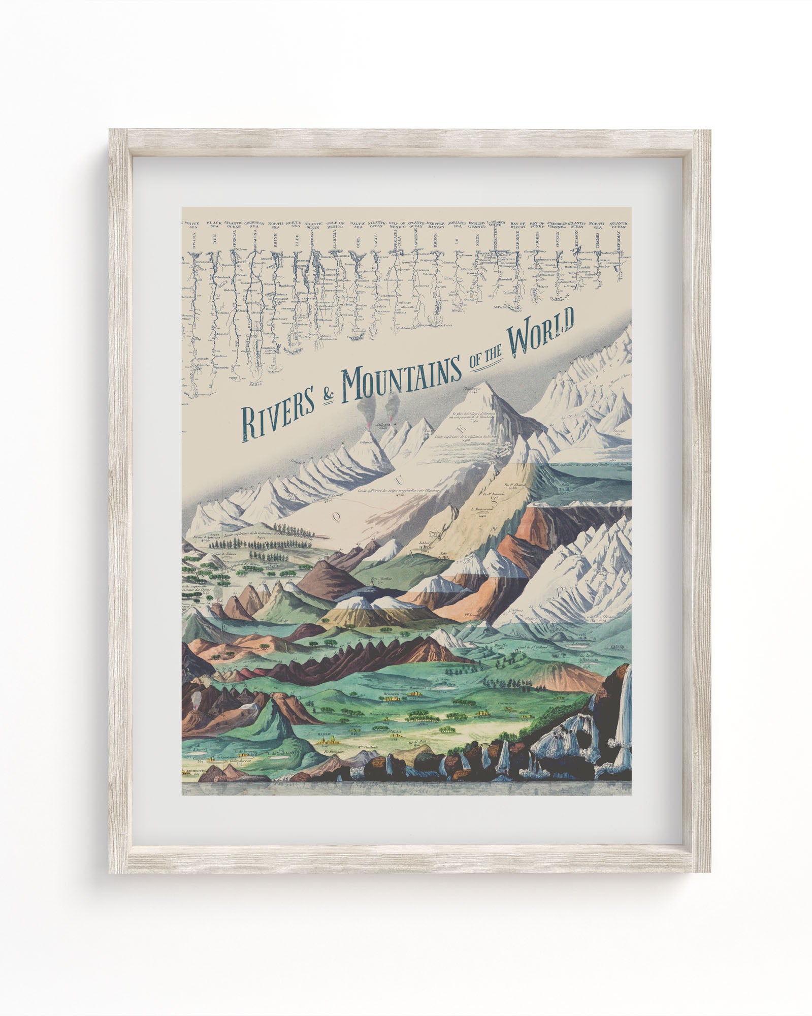 Rivers & Mountains Museum Print