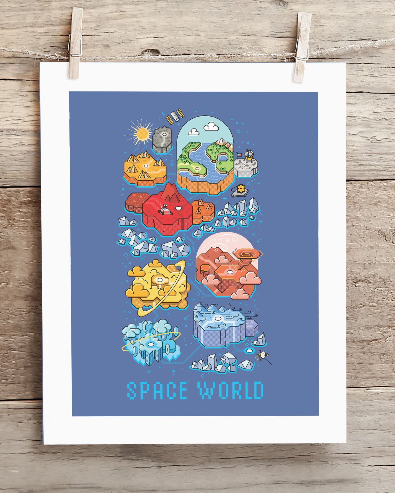 Space World Museum Print