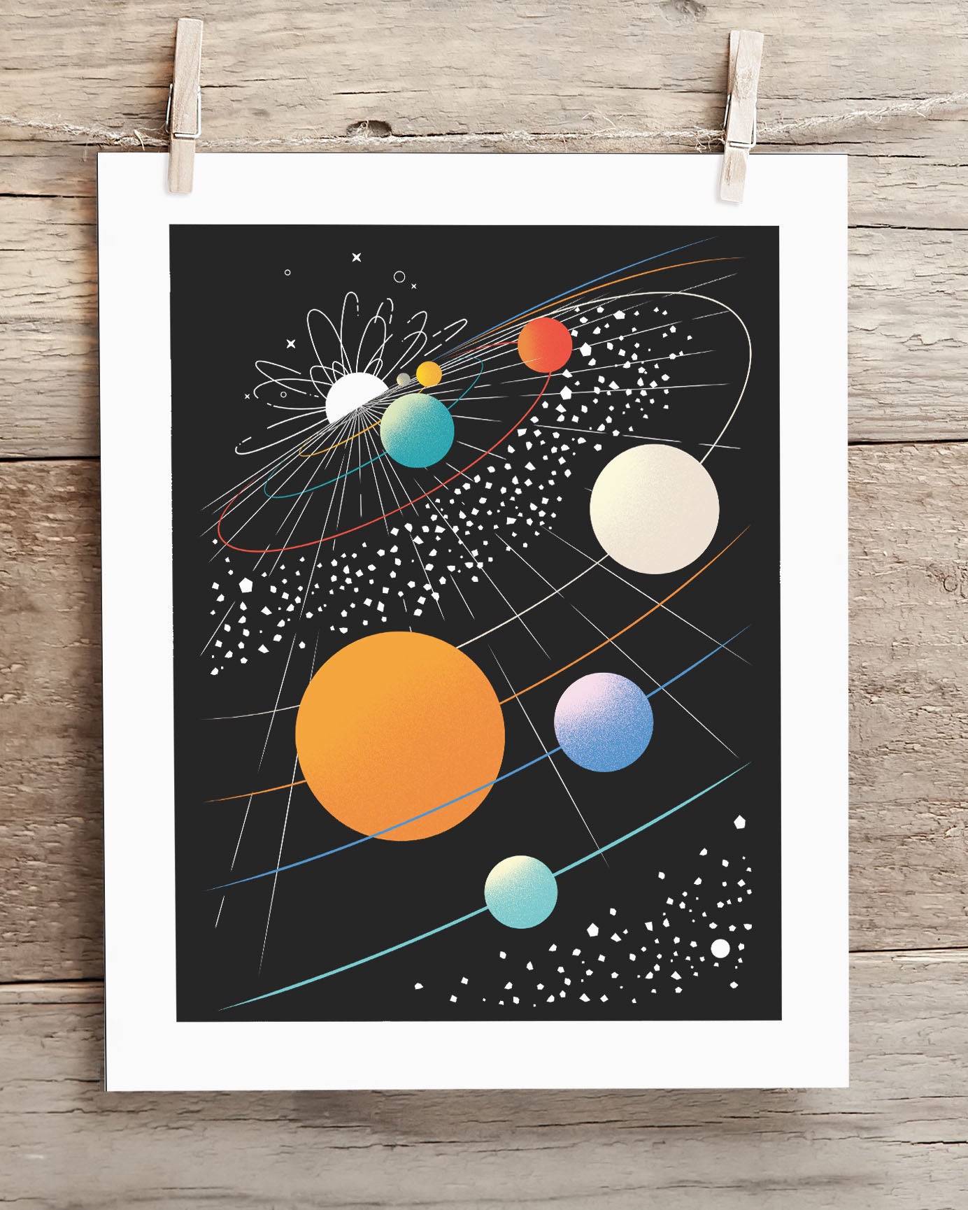 Across the Solar System Museum Print