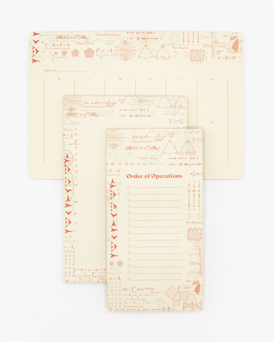 Equations That Changed the World Notepads - Math Pad | Cognitive Surplus