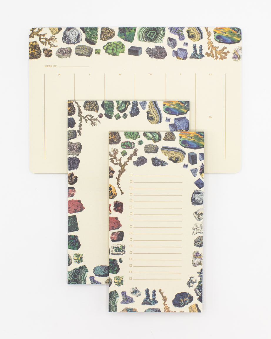 Gems & Minerals Notepads - Vintage Science Pad | Cognitive Surplus