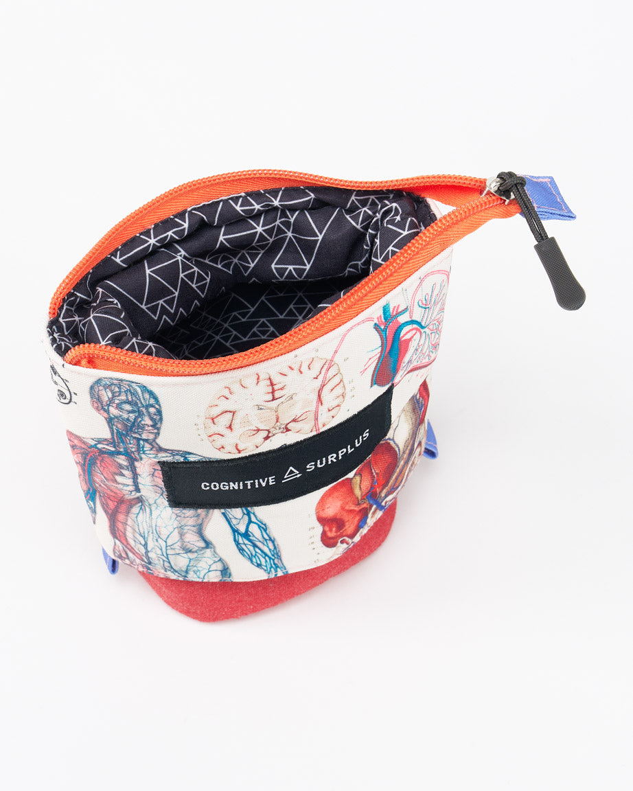 Human Anatomy Zipper Bags