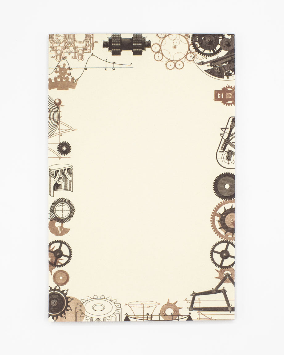 Engineering Notepad Design Example Mechanical Engineering Notepads - Gears Pad | Cognitive Surplus