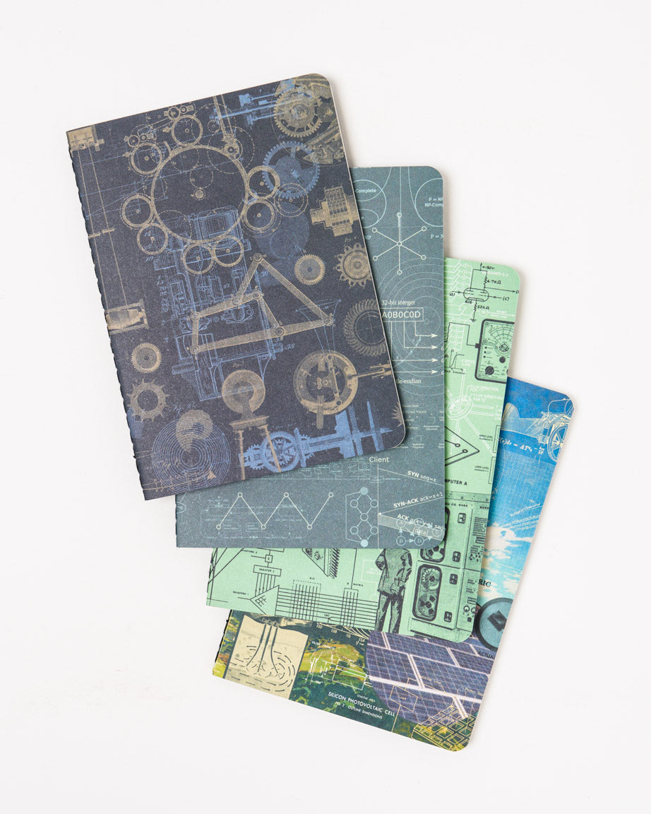 Engineering Pocket Notebook 4-pack