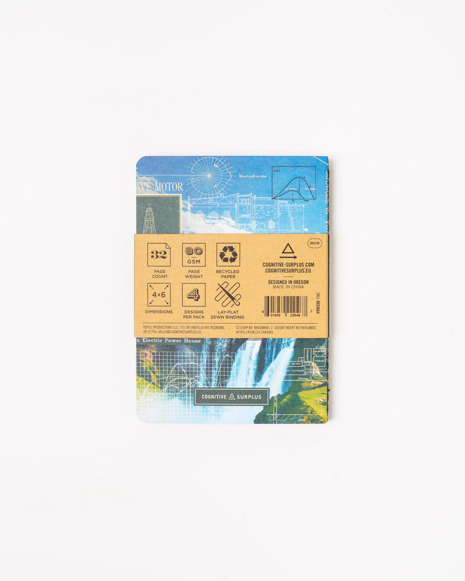 Engineering Pocket Notebook 4-pack