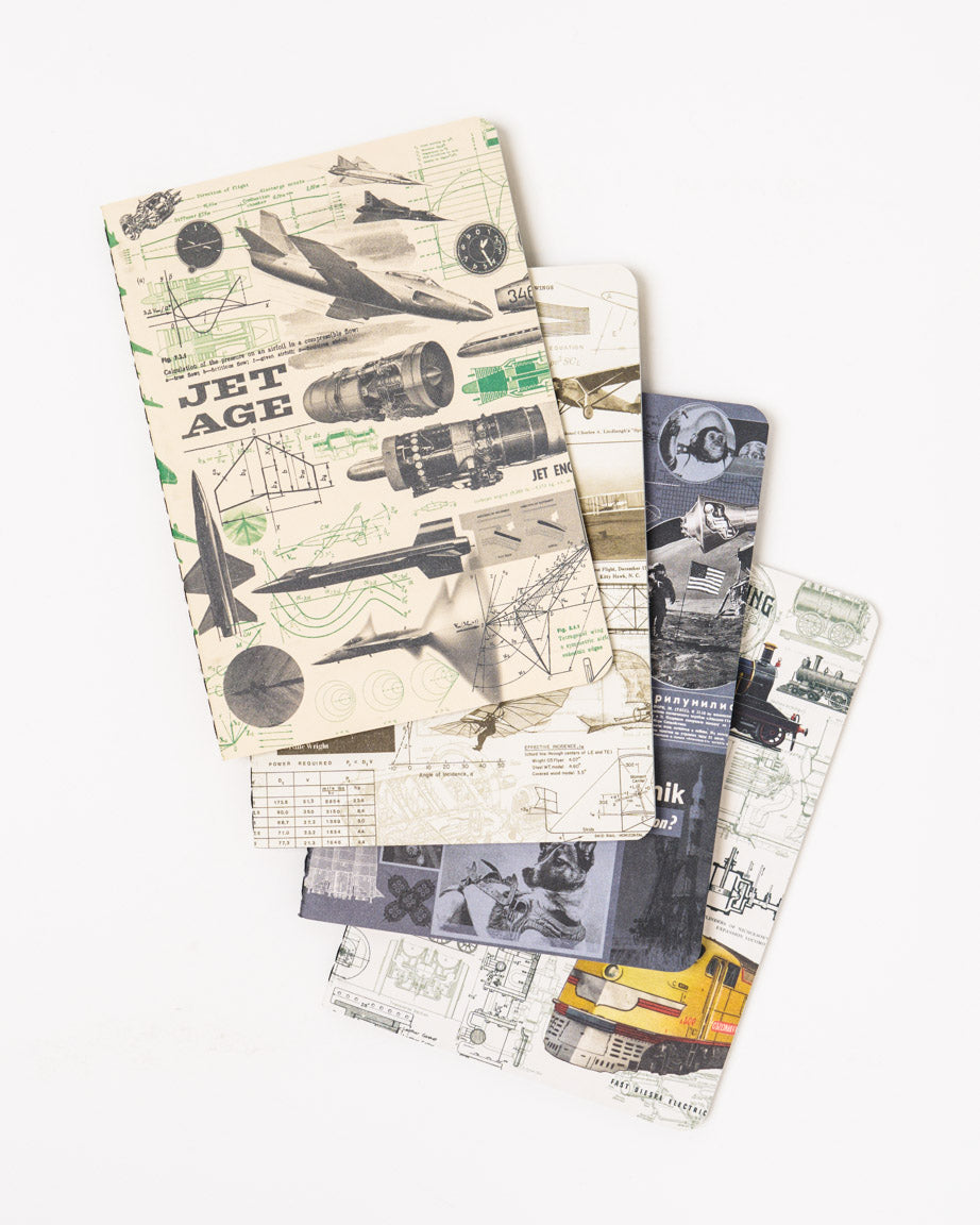 Locomotion Pocket Notebook 4-pack